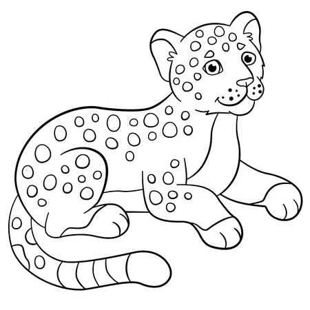 Pantera kolorowanki